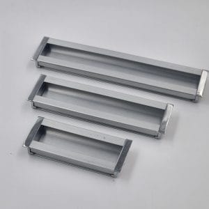Sliding Handle Aluminium White